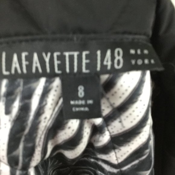 Lafayette 148 New York Black Quilted Jacket 8 - Picture 6 of 9